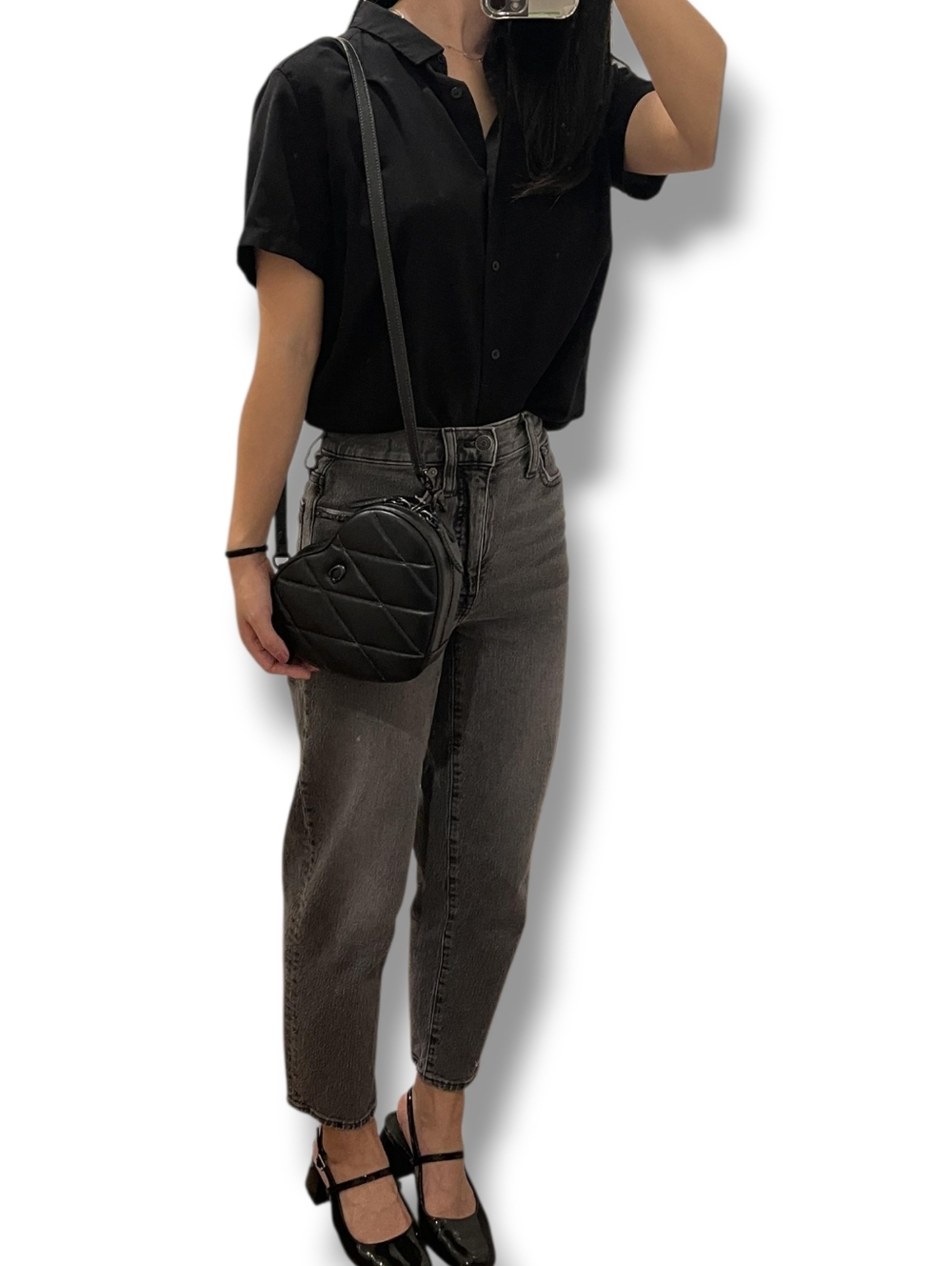 RESERVED COACH Black Quilted Heart Crossbody Bag - RETAIL- FULL INCLUSION - READ - Picture 7 of 16